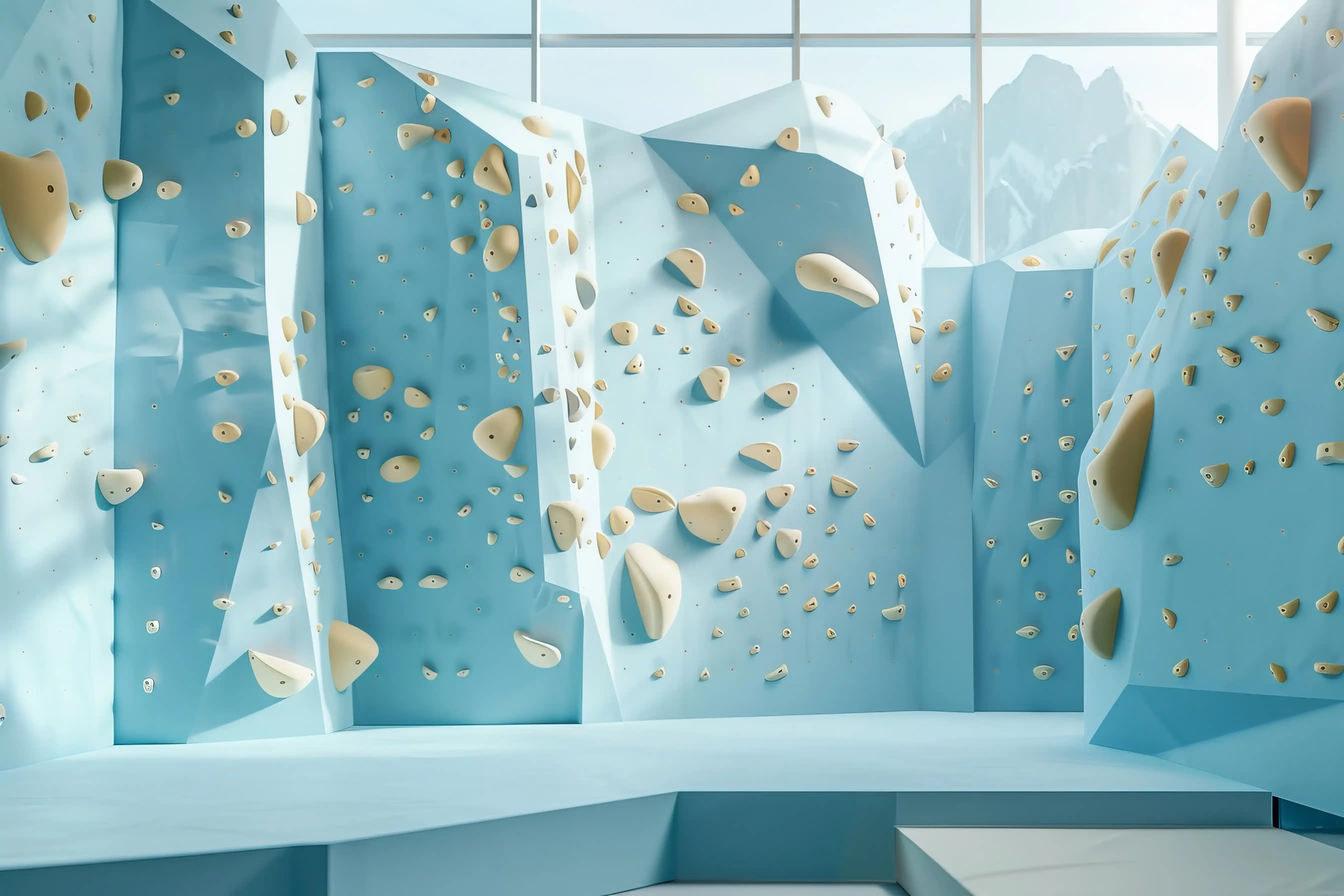 Modern climbing centre